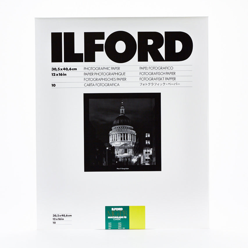 Papel Fotográfico Ilford Multigrade CLASSIC Fibra Fosco (Matte) - MGFB5K 30,5x40,6cm (10 folhas)