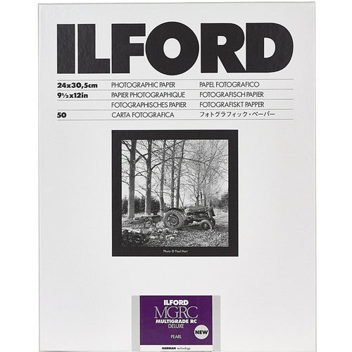 Papel Fotográfico Ilford Multigrade IV Resina Pérola (Pearl) - MGRCDL44M 30,5x40,6cm (10 Folhas)