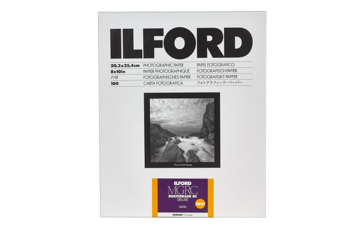 Papel Fotográfico Ilford Multigrade RC DELUXE Cetim (Satin) - MGRCDL25M 30,5x40,6cm (10 Folhas)